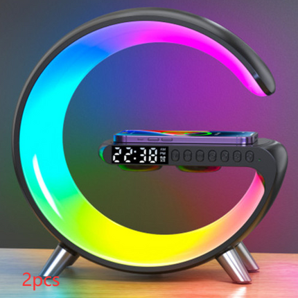 2023 Neue intelligente LED-Lampe Bluetooth Speake Wireless Charger Atmosphere Lamp App Control für Schlafzimmer Wohnkultur