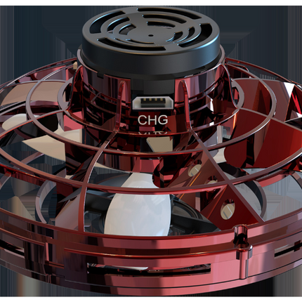 Mini Fingertip Gyro Interaktives Dekompressionsspielzeug Drohne LED UFO Typ Fliegender Hubschrauber Spinner Spielzeug Kinder