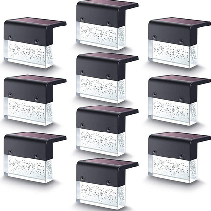 Waterproof New RGB LED Solar Light Step Fence Light