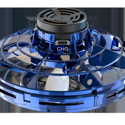 Mini Fingertip Gyro Interaktives Dekompressionsspielzeug Drohne LED UFO Typ Fliegender Hubschrauber Spinner Spielzeug Kinder