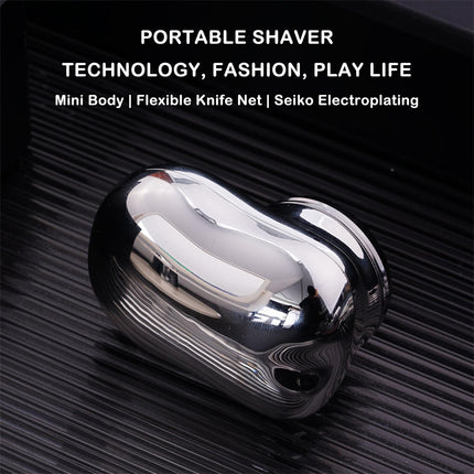 Mini Portable Face Cordless Shavers Wiederaufladbare USB Elektrorasierer Nass & Trocken Schmerzlos Kleine Größe Maschine Rasieren Für Männer