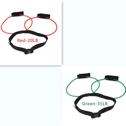 Fitness Frauen Body Butt Band Widerstandsbänder Verstellbare Taille Gürtel Pedal Exerciser