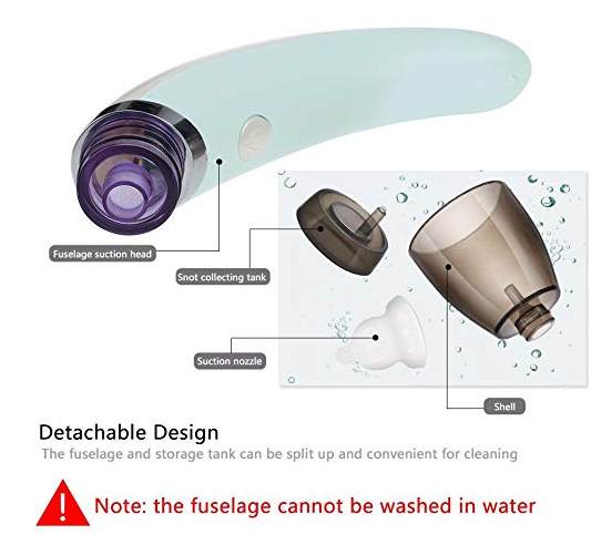 Kindernasen-Aspirator Anti-Rückfluss Elektrischer Nasenaspirator