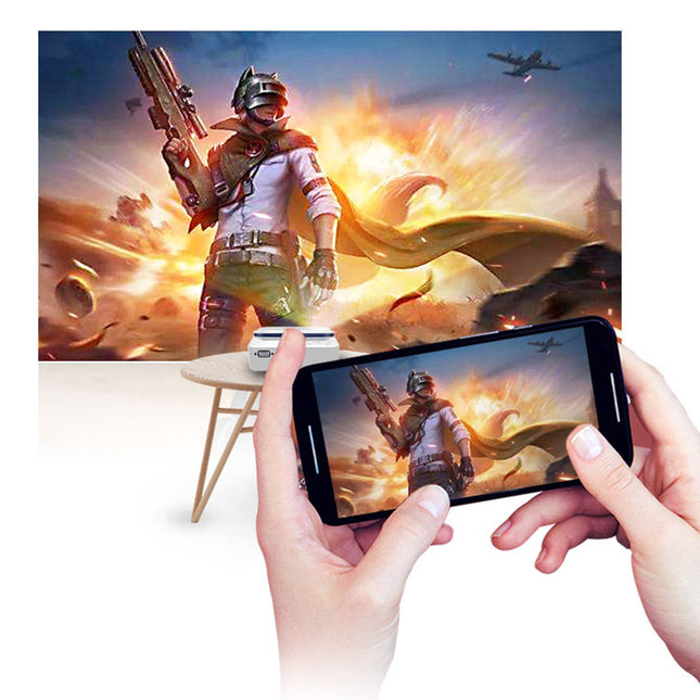 Drahtloser tragbarer Projektor