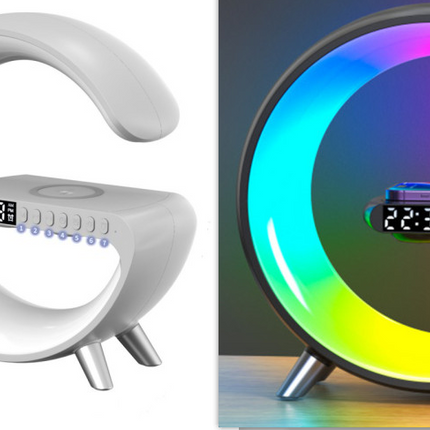 2023 Neue intelligente LED-Lampe Bluetooth Speake Wireless Charger Atmosphere Lamp App Control für Schlafzimmer Wohnkultur