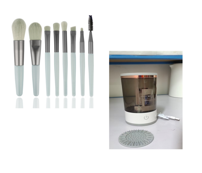 Frauen Lidschatten Pinsel Reinigung Werkzeug Tragbare Elektrische Make-Up Pinsel Reiniger Maschine Mit USB-Lade Automatische Kosmetik Pinsel