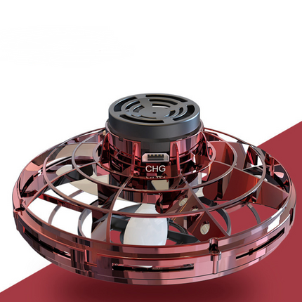 Mini Fingertip Gyro Interaktives Dekompressionsspielzeug Drohne LED UFO Typ Fliegender Hubschrauber Spinner Spielzeug Kinder