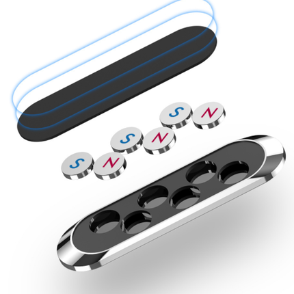 F6 Streifenplatte Magnetischer Autotelefonhalter Ständer Magnethalter für Telefon in Autohalterung Halter
