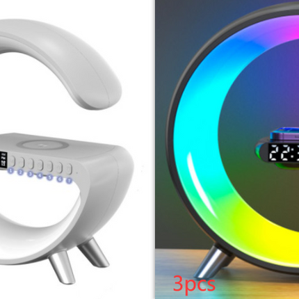 2023 Neue intelligente LED-Lampe Bluetooth Speake Wireless Charger Atmosphere Lamp App Control für Schlafzimmer Wohnkultur