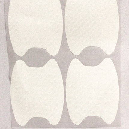 Set of 4 carbon fiber door stickers, scratch-resistant car handle stickers