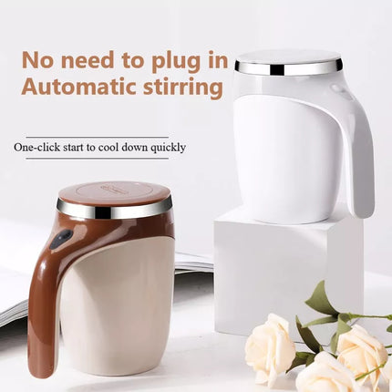 Wiederaufladbares Modell Automatische Rührbecher Kaffeetasse Hochwertiger elektrischer Rührbecher Lazy Milkshake Rotierender magnetischer Wasserbecher